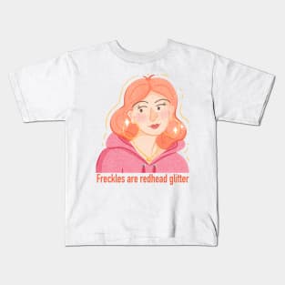 Redhead girl Kids T-Shirt